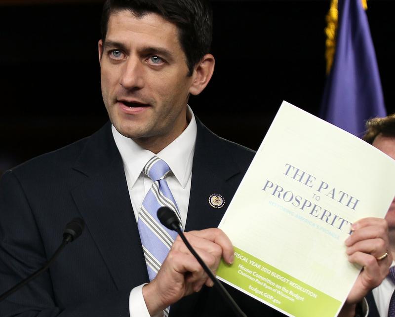 House Budget Committee Chair Paul Ryan (R-WI) unveiling his 2012 budget proposal last week.